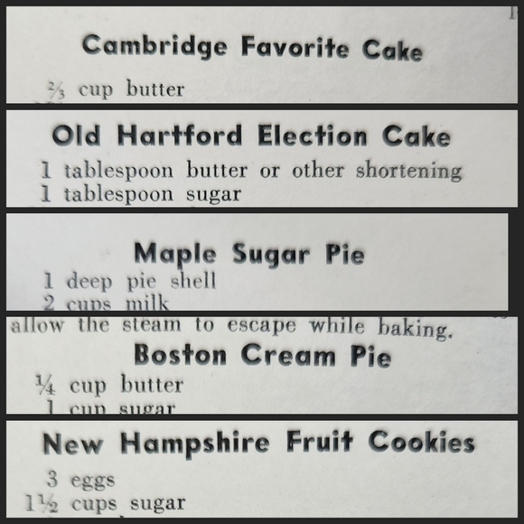 Vintage 1936 New England Cook Book – Wooden Cover Hinges – 300 Regional Recipes - Picture 8 of 14